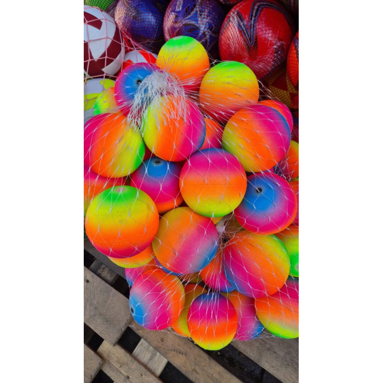 PLASTİK TOP KÜÇÜK GÖKKUŞAĞI DENİZ TOPU 15CM 30LU