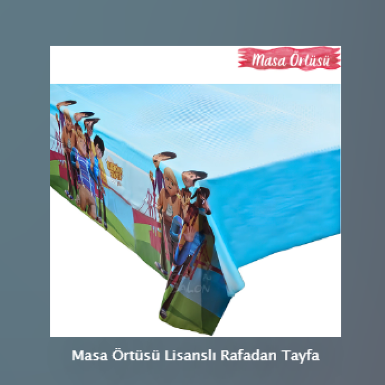 Masa Örtüsü Lisanslı Rafadan Tayfa