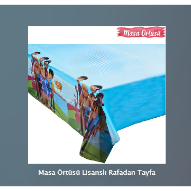 Masa Örtüsü Lisanslı Rafadan Tayfa