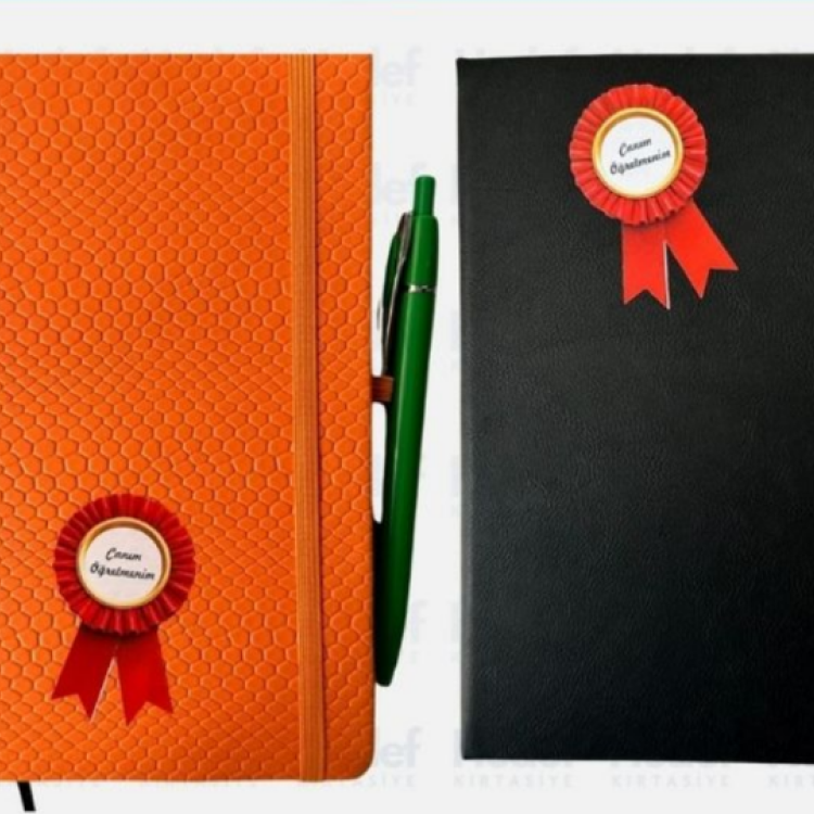 CANIM ÖĞRETMENİM 13X21 LASTİKLİ MODELİST DEFTER KALEMLİ