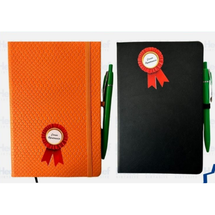 CANIM ÖĞRETMENİM 13X21 LASTİKLİ MODELİST DEFTER KALEMLİ