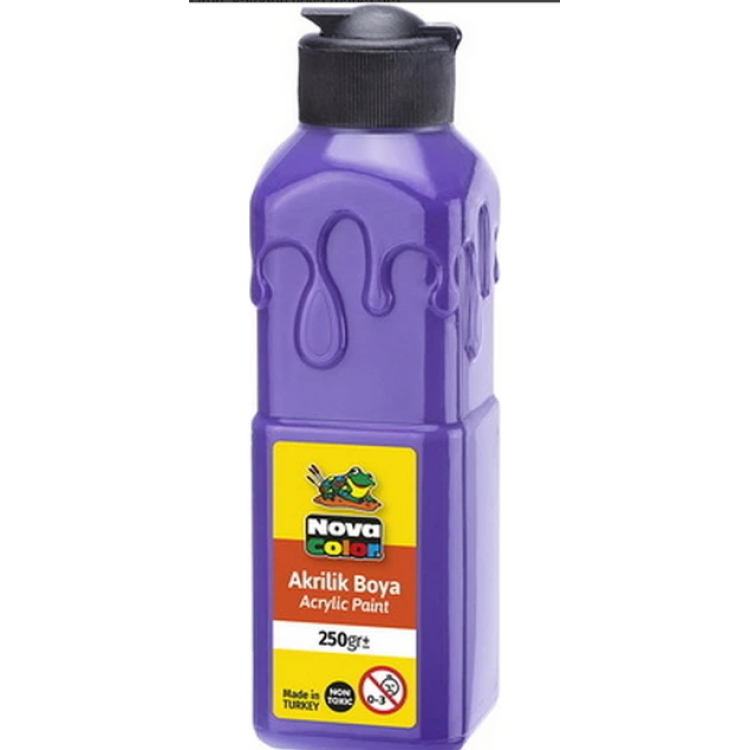 NOVACOLOR NC3018 AKRİLİK BOYA 250GR MOR NOVACOLOR NC3018 AKRİLİK BOYA 250GR MOR