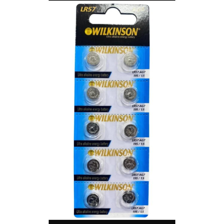 WILKINSON AG7 ALKALİNE PİL 10'LU PAKET*20