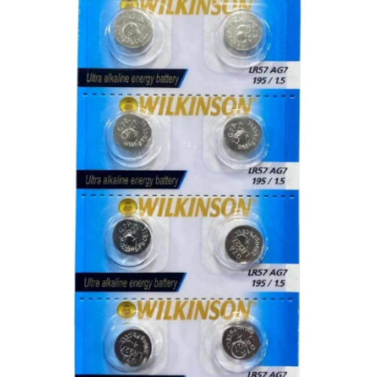 WILKINSON AG7 ALKALİNE PİL 10'LU PAKET*20 WILKINSON AG7 ALKALİNE PİL 10'LU PAKET*20