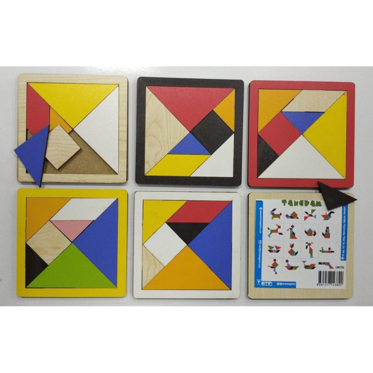 Ahşap Tangram 17X17