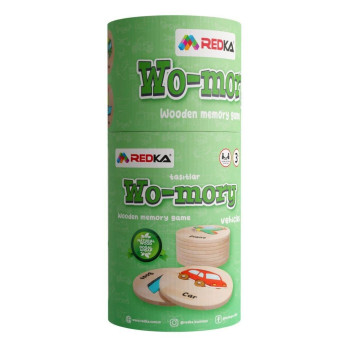 REDKA WO-MORY AHŞAP EŞLEŞTİRME KARTLARI SİLİNDİR KUTUDA 8681049056443 REDKA WO-MORY AHŞAP EŞLEŞTİRME KARTLARI SİLİNDİR KUTUDA 8681049056443