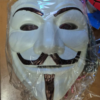 VENDETTE MASKE SİYAH BEYAZ 12Lİ VENDETTE MASKE SİYAH BEYAZ 12Lİ