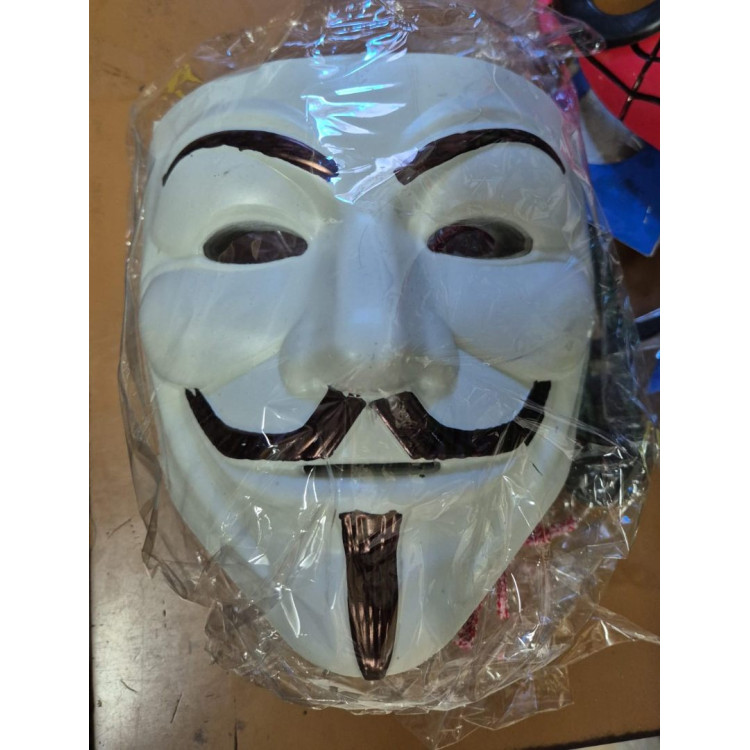 VENDETTE MASKE SİYAH BEYAZ 12Lİ