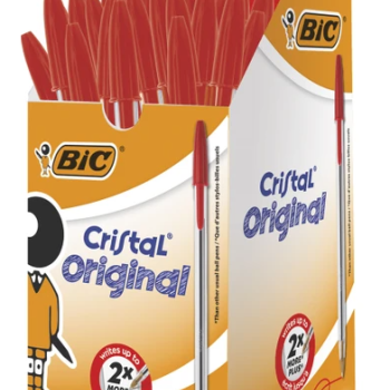 BİC CRİSTAL TÜKENMEZ KALEM 1.0 KIRMIZI 50Lİ BİC CRİSTAL TÜKENMEZ KALEM 1.0 KIRMIZI 50Lİ
