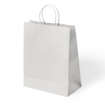 32x12x24,5 Büküm Saplı Poşet -Beyaz- 32x12x24,5 Büküm Saplı Poşet -Beyaz-