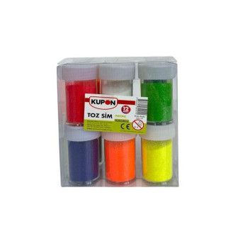 KUPON KES-107 TOZ SİM NEON RENK 12'Lİ KUPON KES-107 TOZ SİM NEON RENK 12'Lİ