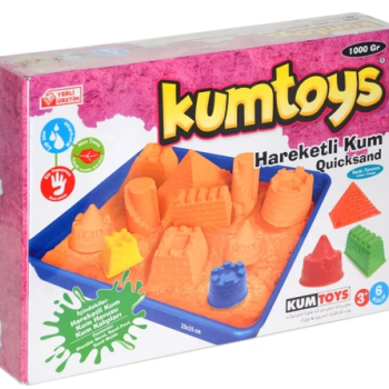 KUMTOYS KİNETİK KUM 1000GR HAVUZ + KALIPLAR KUMTOYS KİNETİK KUM 1000GR HAVUZ + KALIPLAR