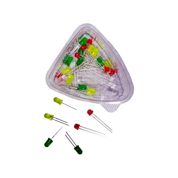 Mantar Led 4.8mm Karışık Renk 30lu