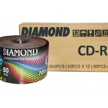 Diamond CD-R 50'li 600 ADET KOLİ (12 PAKET) Diamond CD-R 50'li 600 ADET KOLİ (12 PAKET)