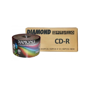 Diamond CD-R 50'li 600 ADET KOLİ (12 PAKET)