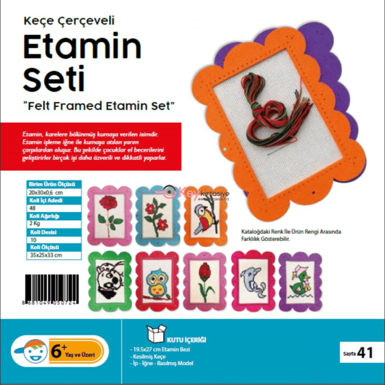 KUMTOYS ETAMİN SETİ KUMTOYS ETAMİN SETİ