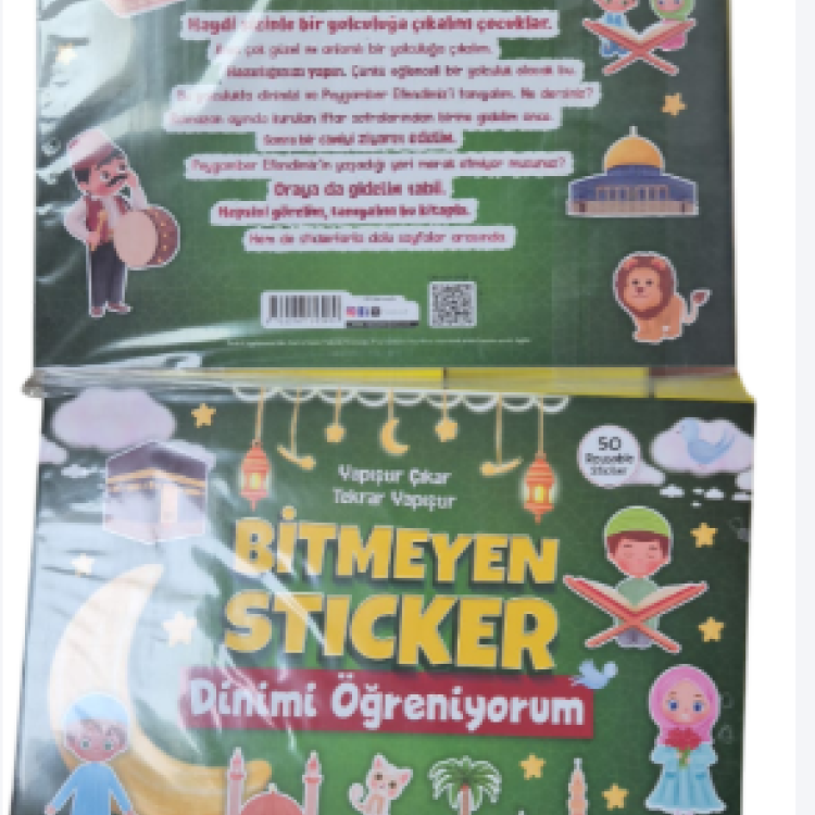 TÜKENMEZ STİCKER DİNİMİ ÖĞRENİYORUM  ((100+ ÇIKARTMA) BICIRIK