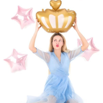 TAÇ ŞEKLİNDE FOLYO BALON 7180 65X58 HELYUM TAÇ ŞEKLİNDE FOLYO BALON 7180 65X58 HELYUM