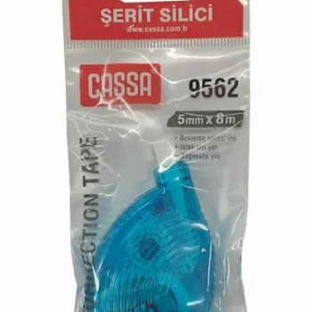 CASSA ŞERİT SİLİCİ 5MMX8 MT KARIŞIK RENK 12Lİ 9562 CASSA ŞERİT SİLİCİ 5MMX8 MT KARIŞIK RENK 12Lİ 9562