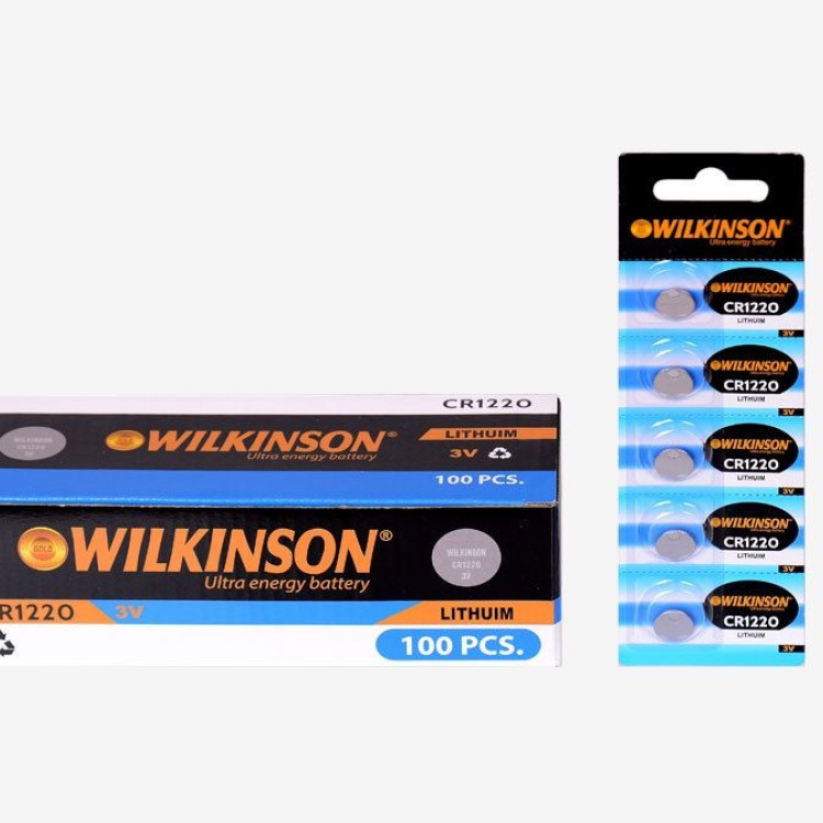 WILKINSON CR1220 LITHUIM PİL 5'Lİ*20 WILKINSON CR1220 LITHUIM PİL 5'Lİ*20