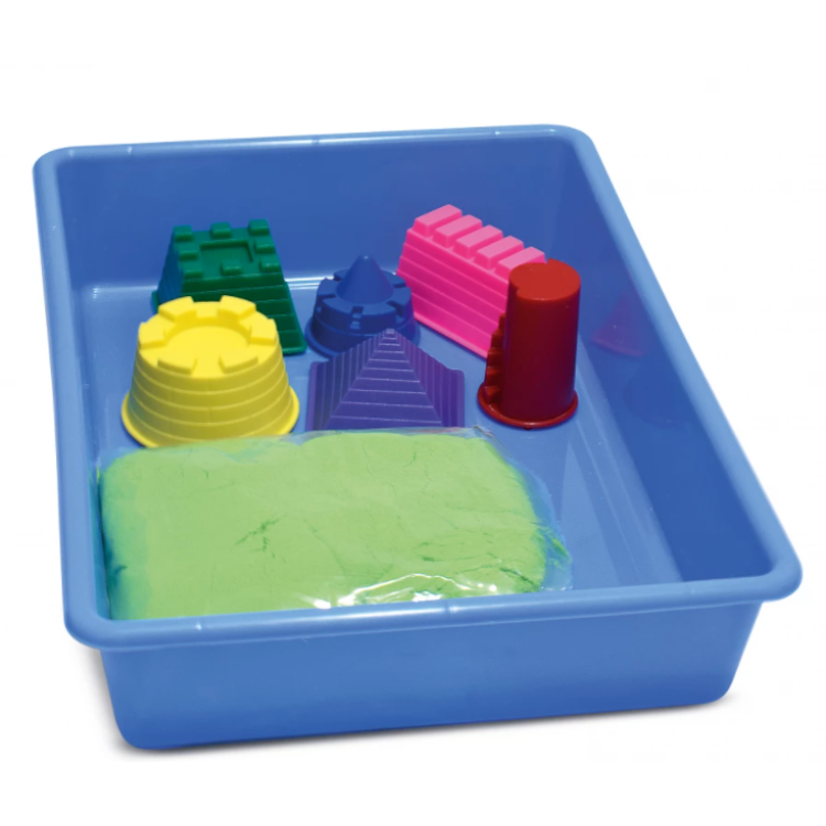 KUMTOYS KİNETİK KUM 1000GR HAVUZ + KALIPLAR