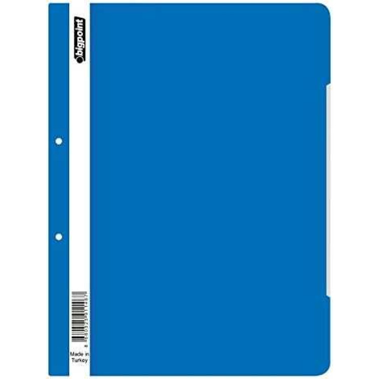 BİGPOİNT A4 ECO TELLİ DOSYA MAVİ 50Lİ