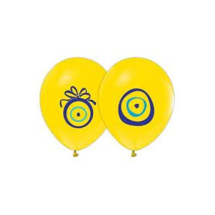 Hazır Baskı Balon (2+0) Nazar Sarı
