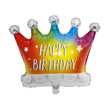 HAPPY BİRTHDAY TAÇ FOLYO BALON 7470 HELYUM HAPPY BİRTHDAY TAÇ FOLYO BALON 7470 HELYUM