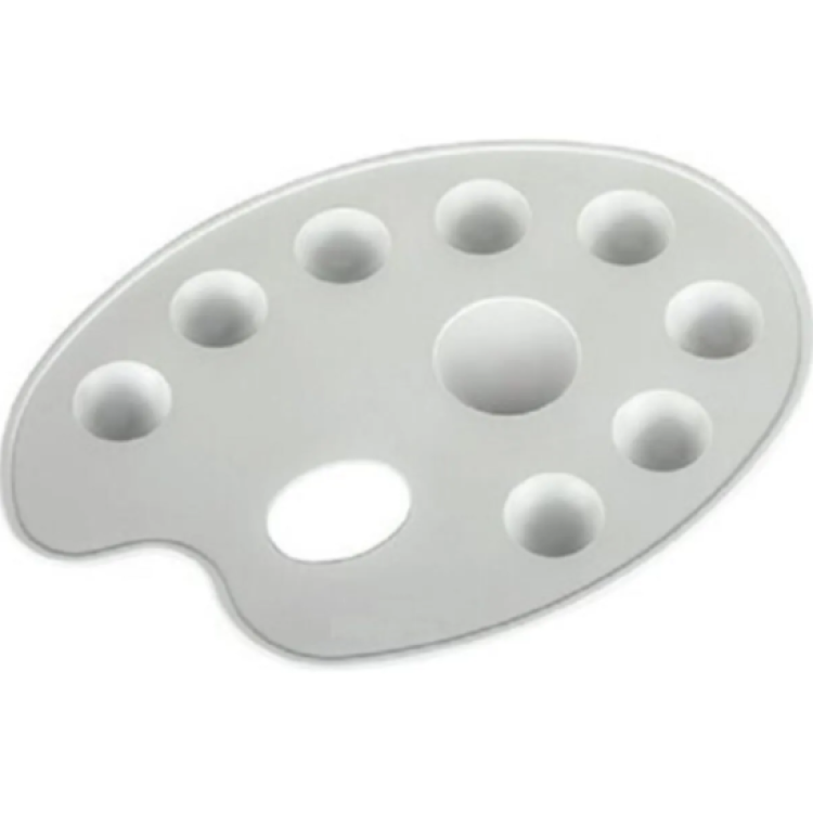 YILDIZLAR KOD:138 BÜYÜK GODELİ OVAL RESİM PALETİ 12'Lİ