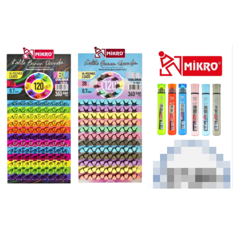 MİKRO M-120N PASTEL 0.7 MİN UÇ Hİ-POLYMER 360TÜP