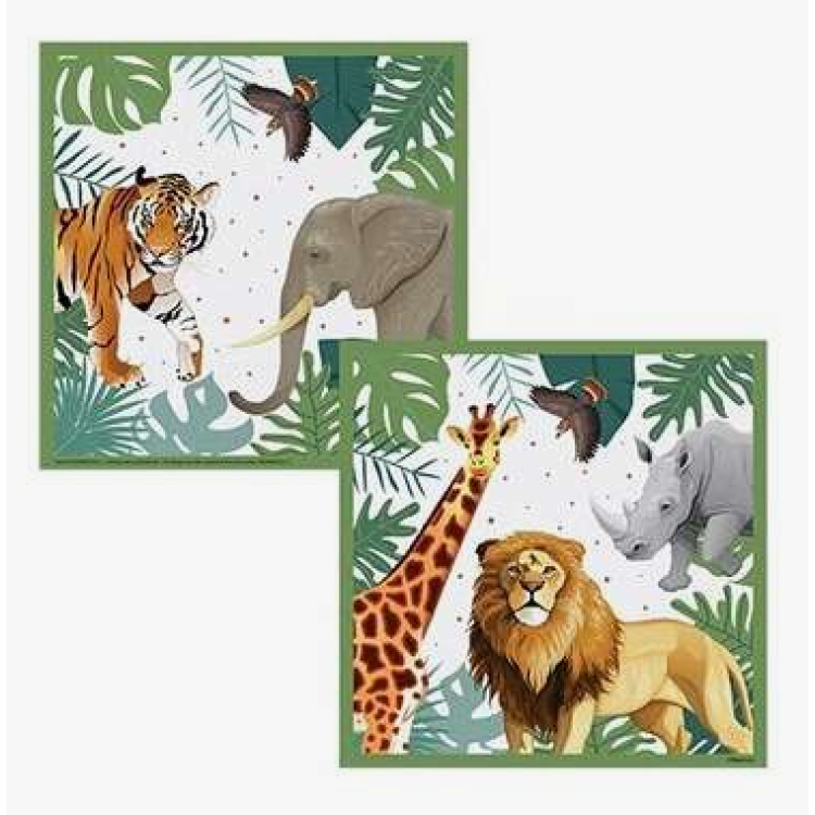 Peçete Wıld Lıfe 16'lı