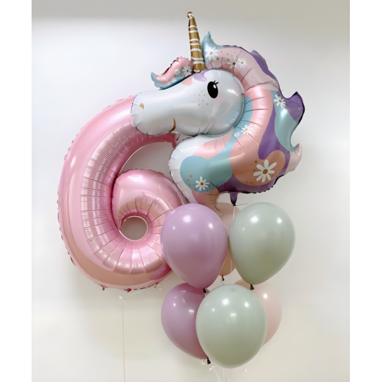 HİPPİE UNİCORN FOLYO BALON 7203 107X86CM