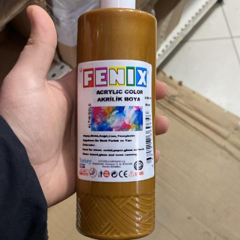FENİX AKRİLİK BOYA 500GR. ALTIN/GOLD FENİX AKRİLİK BOYA 500GR. ALTIN/GOLD