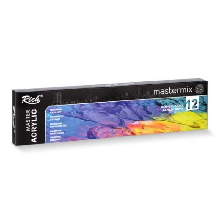 RİCH MASTERMİX 60 CC AKRİLİK BOYA 12 Lİ RİCH MASTERMİX 60 CC AKRİLİK BOYA 12 Lİ