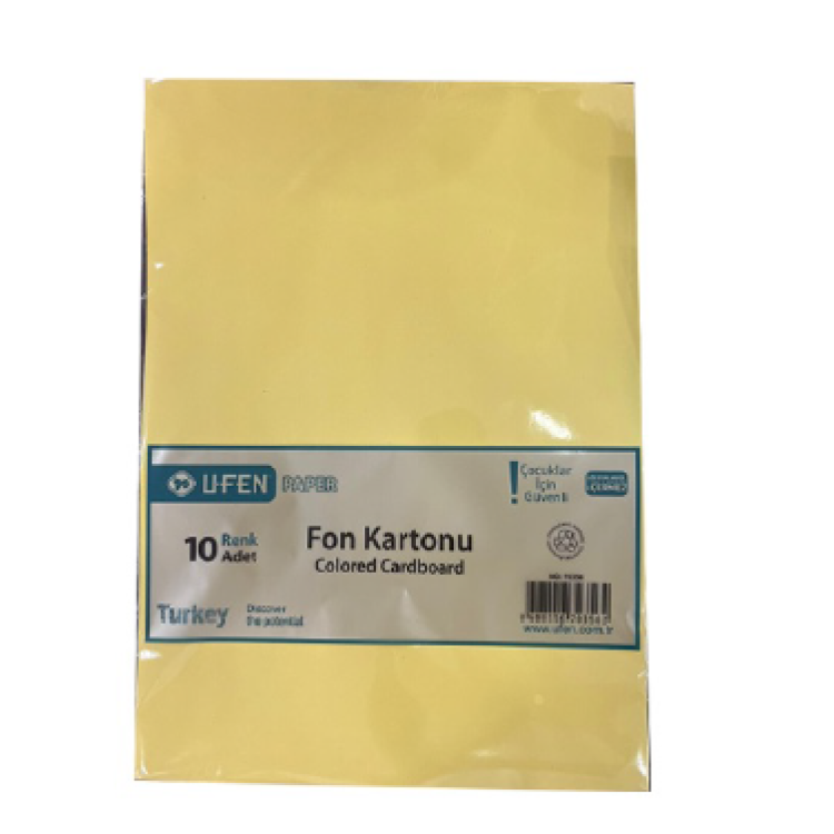 UFEN FON KARTONU 35X50 10 RENK