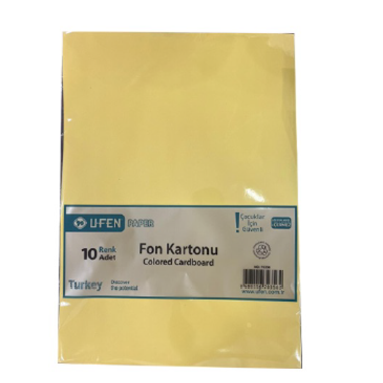 UFEN FON KARTONU 35X50 10 RENK
