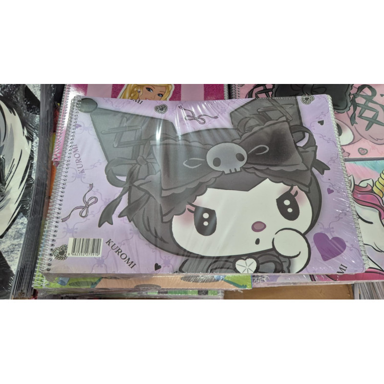 KUROMİ 25X35 SPİRALLİ RESİM DEFTERİ 15YP (BOX24)