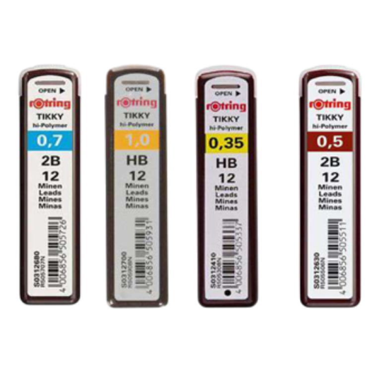ROTRİNG MİN UÇ TÜP İÇİ 12Lİ 0.7-0.3-0,5-1,0 VERSATİL