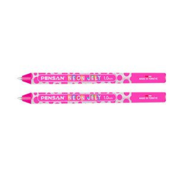 PENSAN 2801 JELY 1.0  JEL KALEM 12Lİ -NEON PEMBE PENSAN 2801 JELY 1.0  JEL KALEM 12Lİ -NEON PEMBE