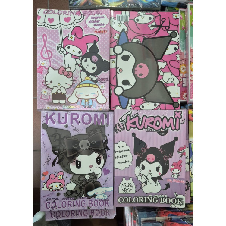 STİCKERLİ BOYAMA KİTABI ARKASI MASKELİ (BOX20)