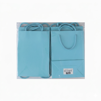 11x16x5 Karton Çanta 24lü -Mavi-
