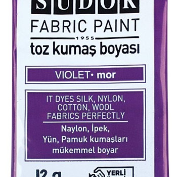 SÜDOR KB06 TOZ KUMAŞ BOYASI 12'Lİ MOR SÜDOR KB06 TOZ KUMAŞ BOYASI 12'Lİ MOR