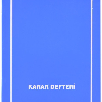 GÜLPAŞ 116 KARAR DEFTERİ PP KAPAK 40YP. 21X30 GÜLPAŞ 116 KARAR DEFTERİ PP KAPAK 40YP. 21X30