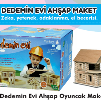 Hobi Dedemin Evi Ahşap Oyuncak Maketi  Hobi Dedemin Evi Ahşap Oyuncak Maketi