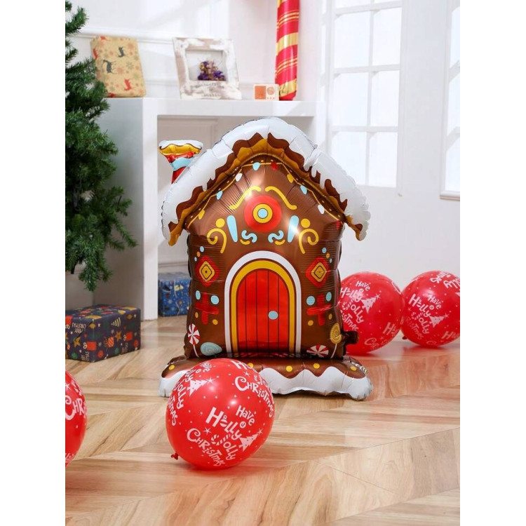 Ayaklı Çikolata Evi Folyo Balon 8262 100X73CM