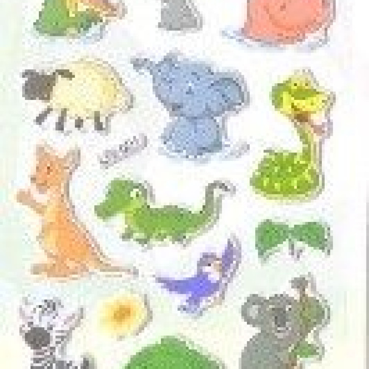 HAYVANLAR SERİSİ KABARTMA STICKER HAYVANLAR SERİSİ KABARTMA STICKER