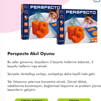 PERSPECTO AKIL OYUNU PERSPECTO AKIL OYUNU