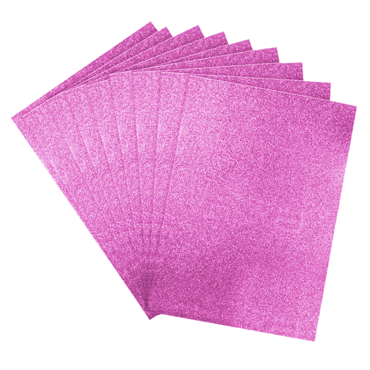 A4 Eva Tabaka 10lu -Simli Pembe-