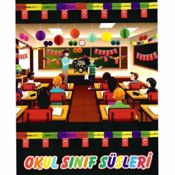 8 PARÇA OKUL SINIF SÜSLERİ KL:50 8 PARÇA OKUL SINIF SÜSLERİ KL:50