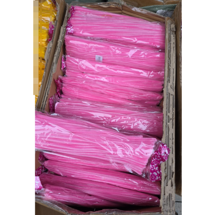TEK RENK 30CM ŞÖNİL 100LÜ -AÇIKPEMBE